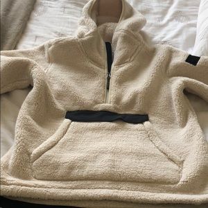 North face Sherpa fleece hoodie